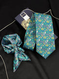 Neck Tie and Pocket Square Set for Men