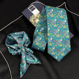 Neck Tie and Pocket Square Set for Men