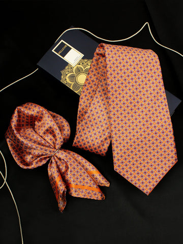 Neck Tie and Pocket Square Set for Men