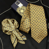 Neck Tie and Pocket Square Set for Men