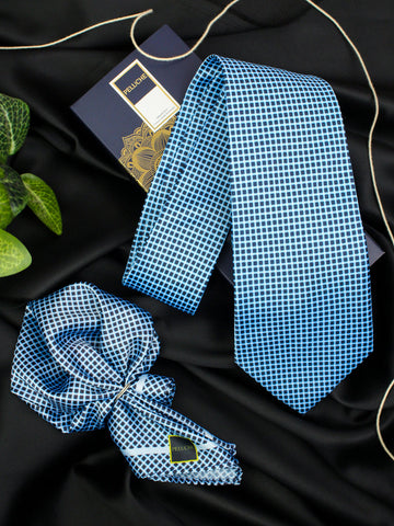 Neck Tie and Pocket Square Set for Men