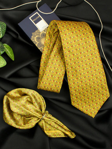 Neck Tie and Pocket Square Set for Men