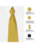Neck Tie and Pocket Square Set for Men