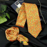 Neck Tie and Pocket Square Set for Men