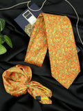 Neck Tie and Pocket Square Set for Men