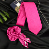 Neck Tie and Pocket Square Set for Men