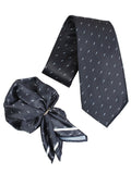 Neck Tie and Pocket Square Set for Men