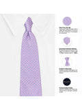 Neck Tie and Pocket Square Set for Men
