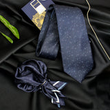 Neck Tie and Pocket Square Set for Men