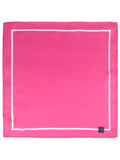 Peluche Classic Hue Pink Pocket Square for Men (14X14 inches)