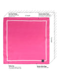 Peluche Classic Hue Pink Pocket Square for Men (14X14 inches)