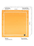 Peluche Classic Hue Yellow Pocket Square for Men (14X14 inches)