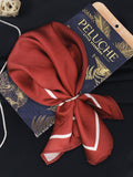 Peluche Classic Hue Brown Pocket Square for Men (14X14 inches)