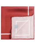 Peluche Classic Hue Brown Pocket Square for Men (14X14 inches)