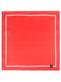 Peluche Classic Hue Red Pocket Square for Men (14X14 inches)