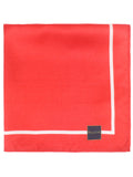 Peluche Classic Hue Red Pocket Square for Men (14X14 inches)