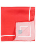 Peluche Classic Hue Red Pocket Square for Men (14X14 inches)