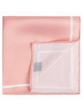 Peluche Classic Hue Pastel pink Pocket Square for Men (14X14 inches)