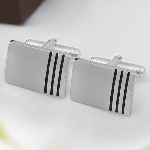 Kavove The Eloquient Stripe Cufflinks for Men