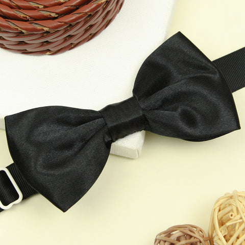 Kavove Solid Essentials Black Bow Tie