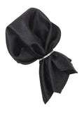 Kavove Classy Black 4 Pcs Gift Box (1 Necktie, 1 Pocket Square, 1 Pair of Cufflinks, 1 Brooch)