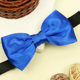 Kavove Solid Essentials Blue Bow Tie