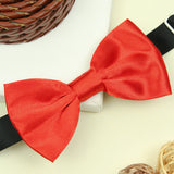 Kavove Solid Essentials Red Bow Tie