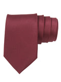 Kavove Classy Maroon 4 Pcs Gift Box (1 Necktie, 1 Pocket Square, 1 Pair of Cufflinks, 1 Brooch)