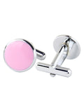 Kavove Classy Peach 4 Pcs Gift Box (1 Necktie, 1 Pocket Square, 1 Pair of Cufflinks, 1 Brooch)