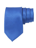 Kavove Classy Blue 4 Pcs Gift Box (1 Necktie, 1 Pocket Square, 1 Pair of Cufflinks, 1 Brooch)