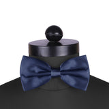 Peluche Cerulean Navy Blue Cummerbund & Bow Tie Set