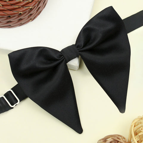 Kavove Solid Essentials Black Butterfly Bow Tie
