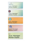 Kavove  Silver Aluminium Name Badge (68x33mm)