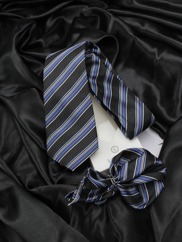 Neck Tie and Pocket Square Set for Men