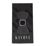 Kavove Solid Velvet Black Colour Bow Tie