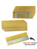 Kavove  Golden Aluminium Name Badge (70x25mm)