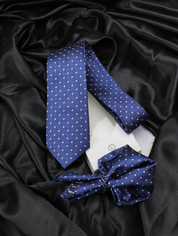 Neck Tie and Pocket Square Set for Men
