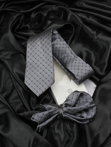 Neck Tie and Pocket Square Set for Men