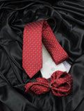Neck Tie and Pocket Square Set for Men