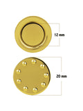 Kavove  Golden Single Magnet Badge Holder (20x20mm)
