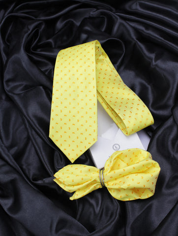Neck Tie and Pocket Square Set for Men