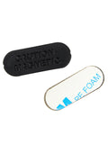 Kavove  Silver & Black Double Magnet Badge Holder (33.85x12.65mm)