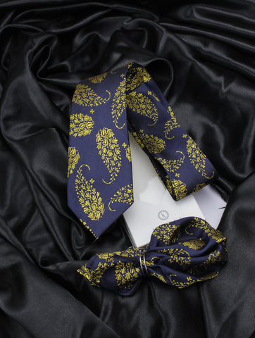 Neck Tie and Pocket Square Set for Men