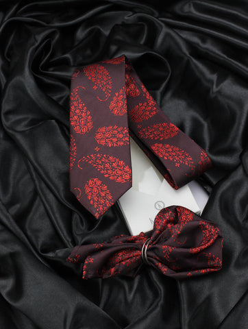 Neck Tie and Pocket Square Set for Men