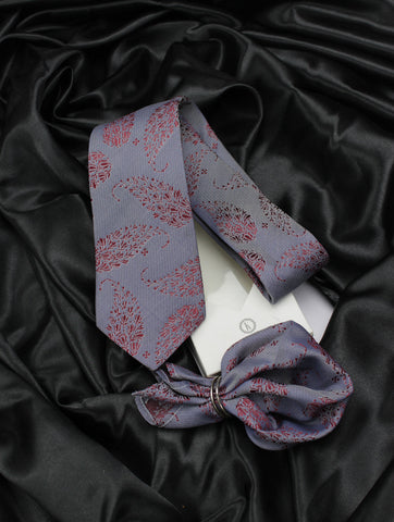 Neck Tie and Pocket Square Set for Men