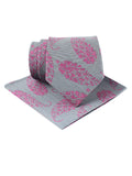 Neck Tie and Pocket Square Set for Men