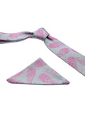 Neck Tie and Pocket Square Set for Men