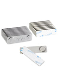 Kavove  Silver Double Magnet Badge Holder (45x13mm)