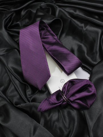 Neck Tie and Pocket Square Set for Men