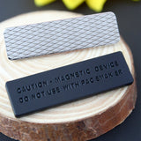 Kavove  Silver & Black Triple Magnet Badge Holder (44x13mm)